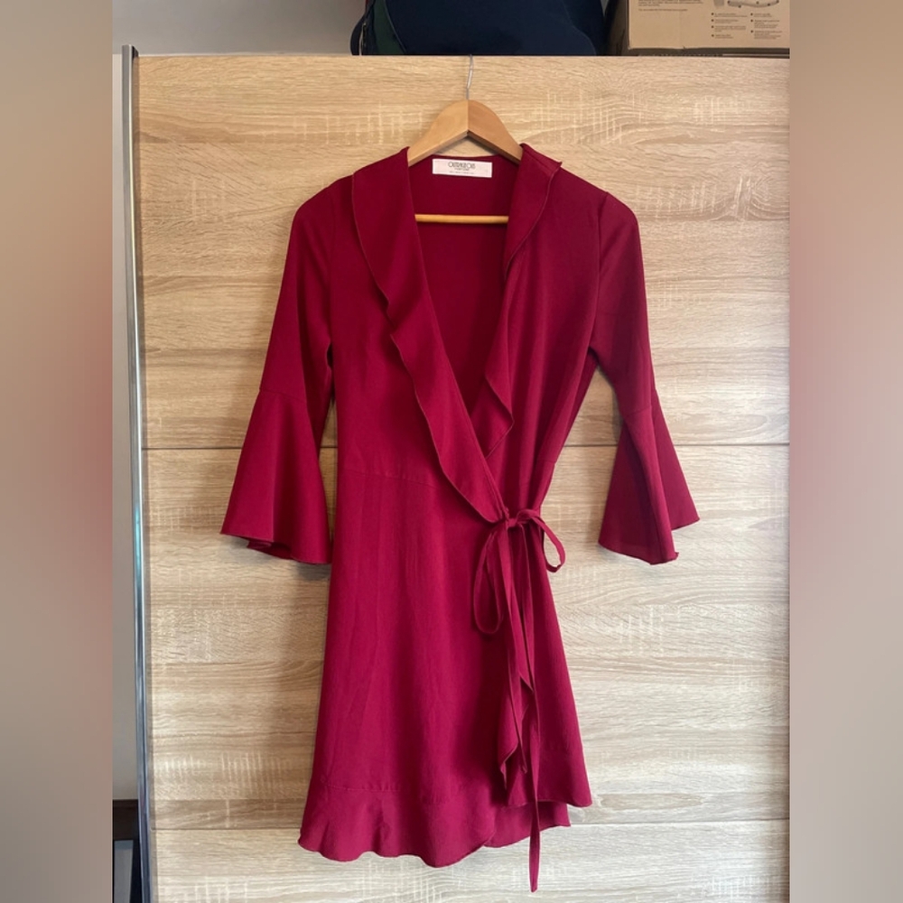 Red Wrap Dress